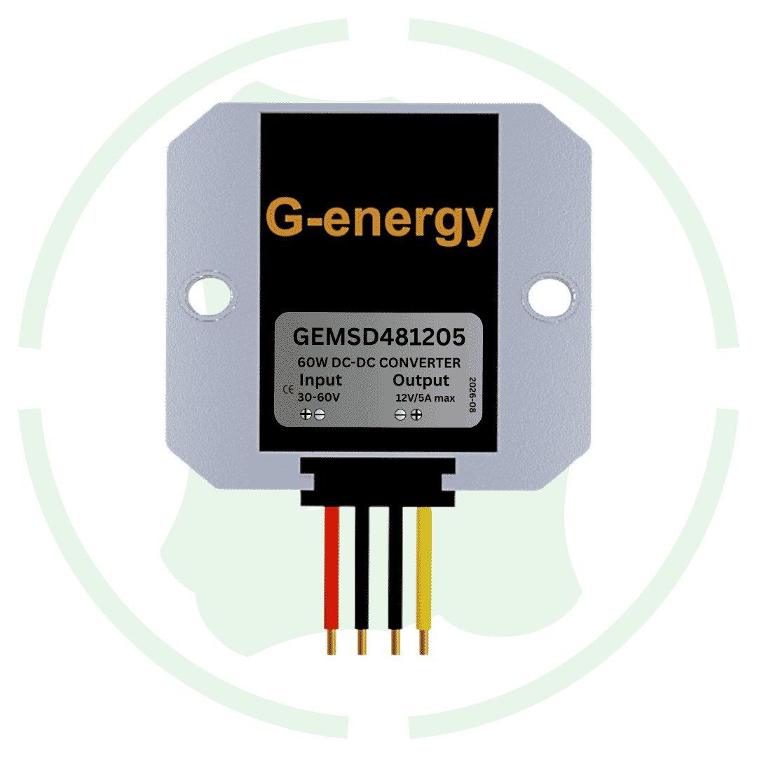 36V 48V To 12V 5A 60W Dc To Dc Converter GEMSD481205 Ip68 Buck Converter - G-energy