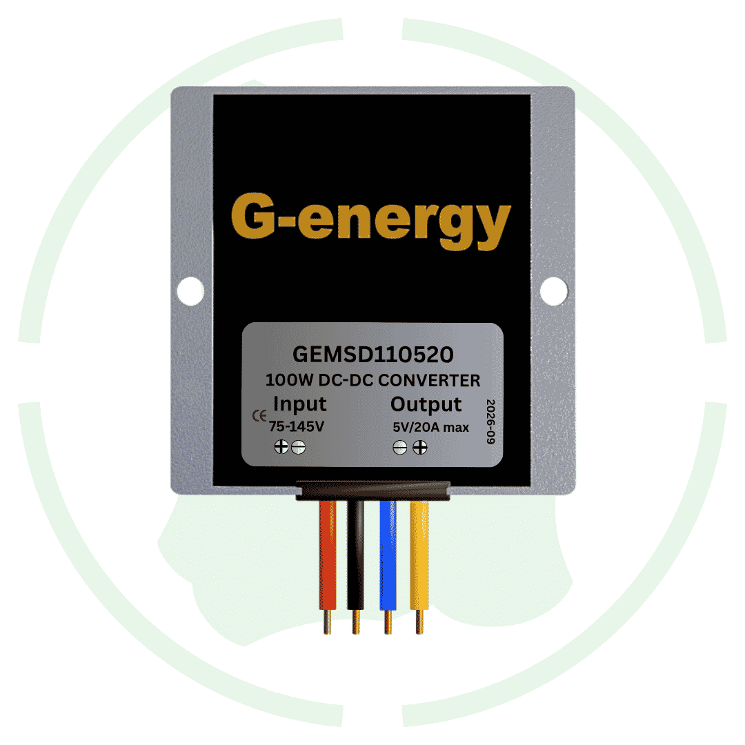90V 110V To 5V 20A 100W Dc To Dc Converter GEMSD110520 Ip68 Isolated Converter