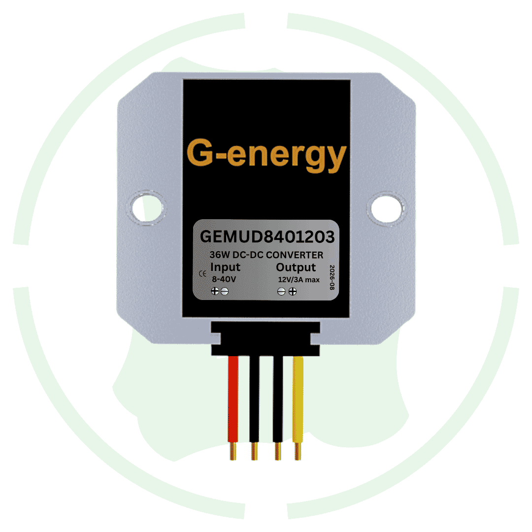 8V-40V To 12V 3A 36W Dc To Dc Converter GEMUD8401203 Ip68 Buck Boost Converter - G-energy
