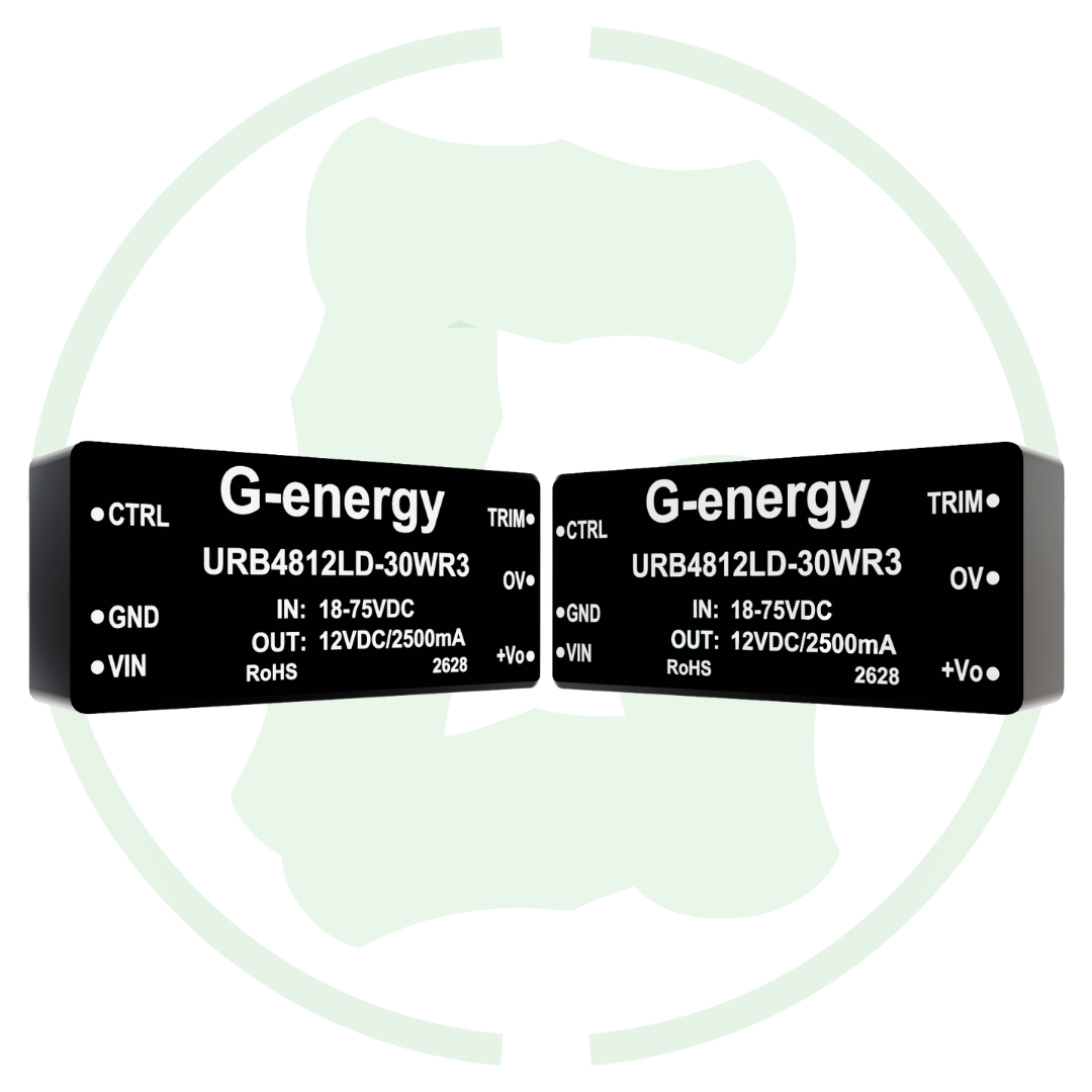 G-energy URB4812LD-30WR3 48V to 12V 2.5A 30W DC DC Converter