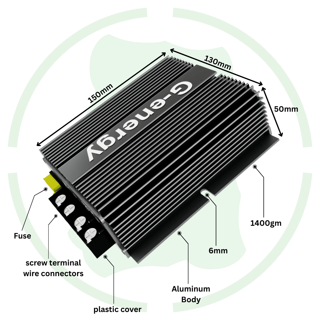 G - energy GEMSDF721250 72V To 12V 50A 600W DC To DC converter - G - energy