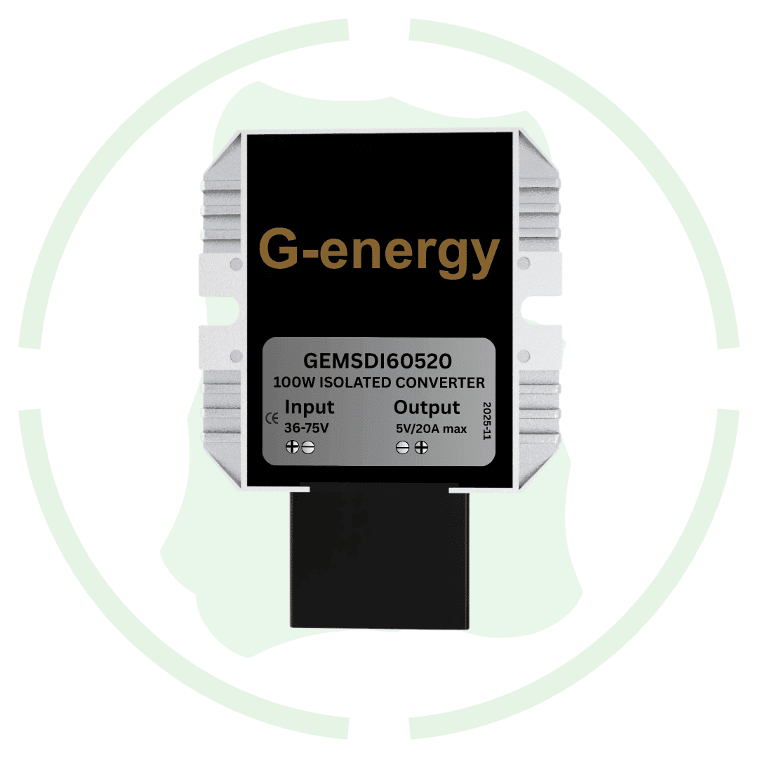 G - energy GEMSDI60520 36V - 75V To 5V 20A 100W Dc To Dc Converter Isolated Buck Converter - G - energy