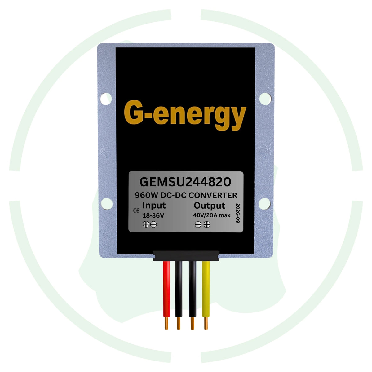 G-Energy GEMSU244820 24V To 48V 20A 960W Dc to Dc Converter Ip68 Boost Converter - G-energy