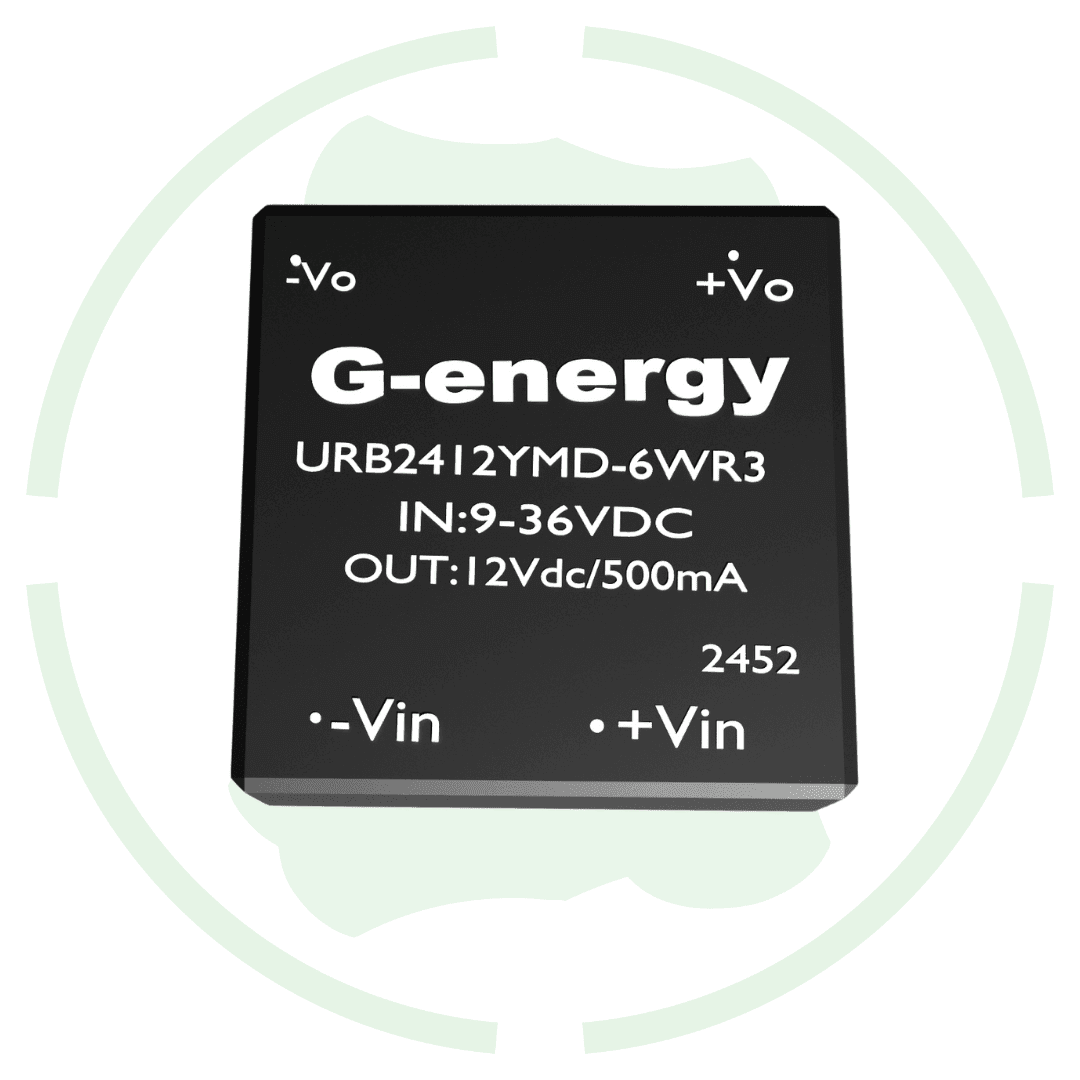 G - energy URB2412YMD - 6WR3 24V to 12V 500mA 6W Dc Dc Converter IP68 Buck Converter - G - energy