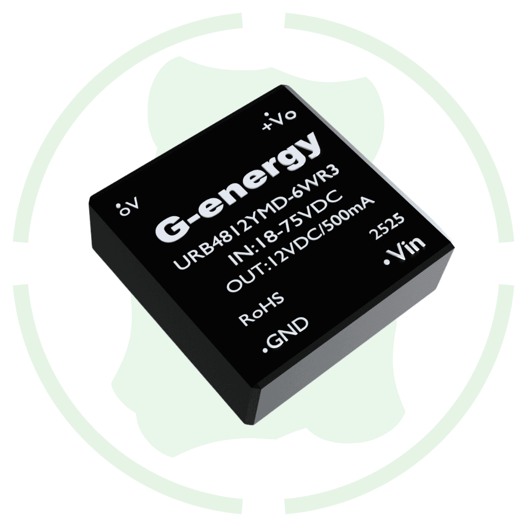 G - energy URB4812YMD - 6WR3 48V to 12V 500mA 6W Dc Dc Converter IP68 Step Down Converter - G - energy