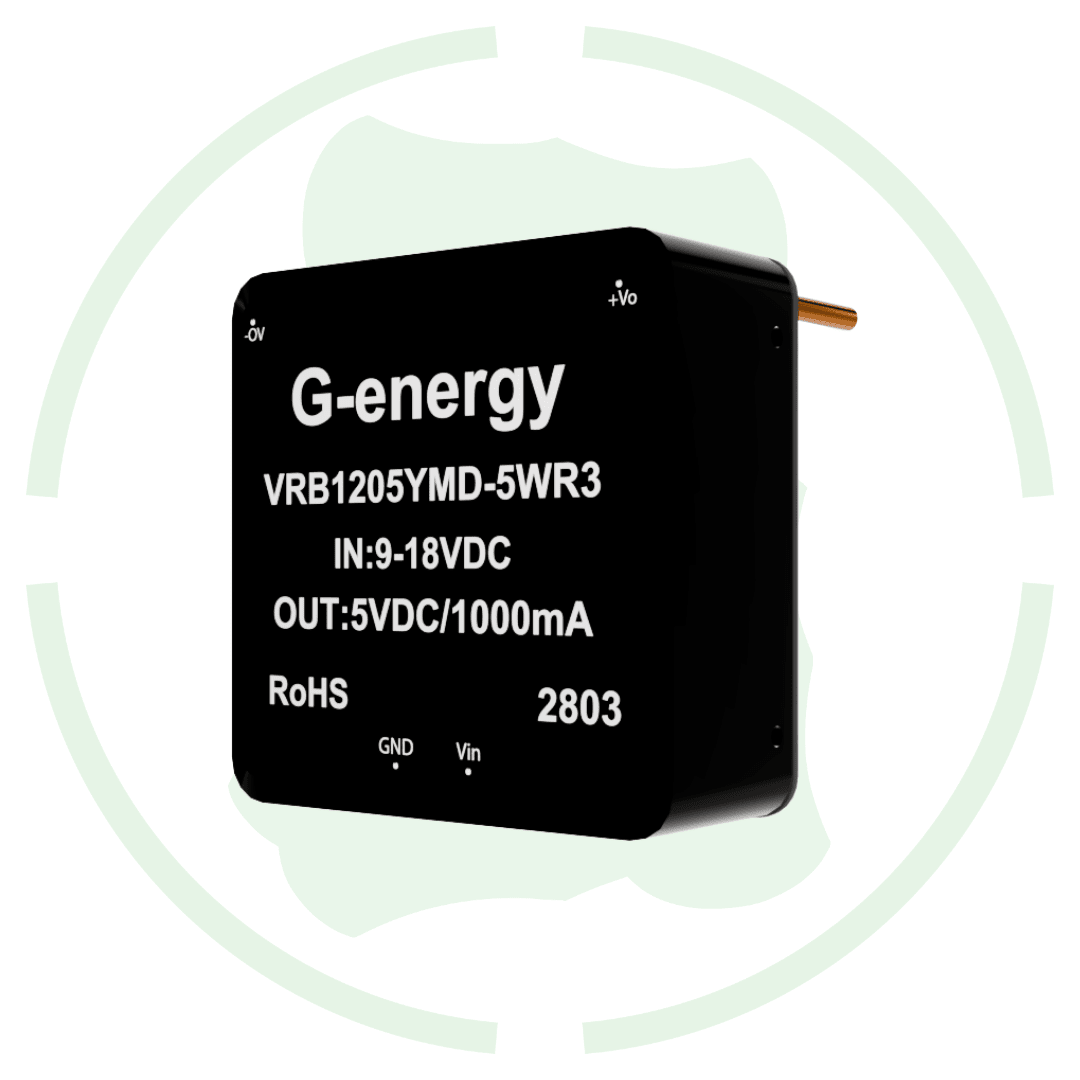 G-energy VRB1205YMD-5WR3 12V to 5V 5W 1A DC to DC Isolation Voltage 1500VDC Power Module Converter