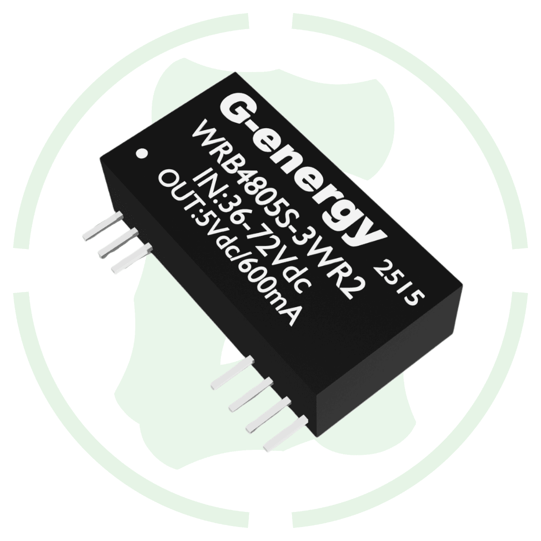G - energy WRB4805S - 3WR2 48V to 5V 3W 666mA Dc Dc Converter IP68 Step Down Converter - G - energy