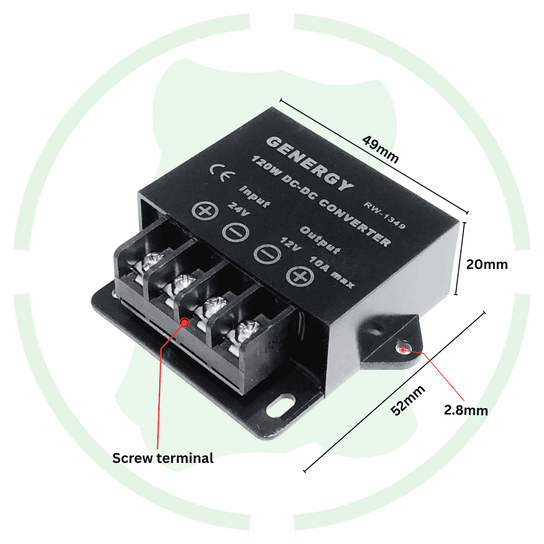 g-energy 36v to 12v 120w converter 10 amp