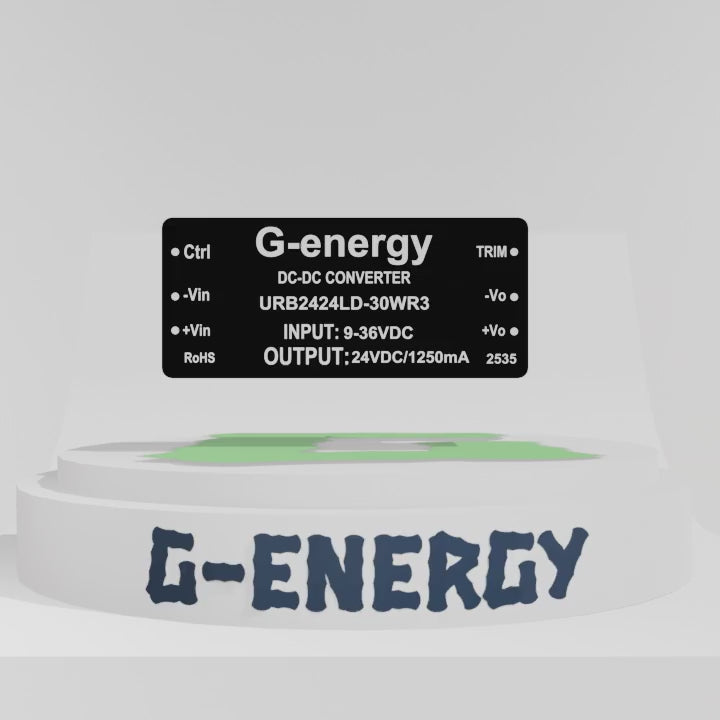 G-energy URB2424LD-30WR3 24V To 24V 30W 1.25A Dc-Dc Converter Isolated Buck Boost Module