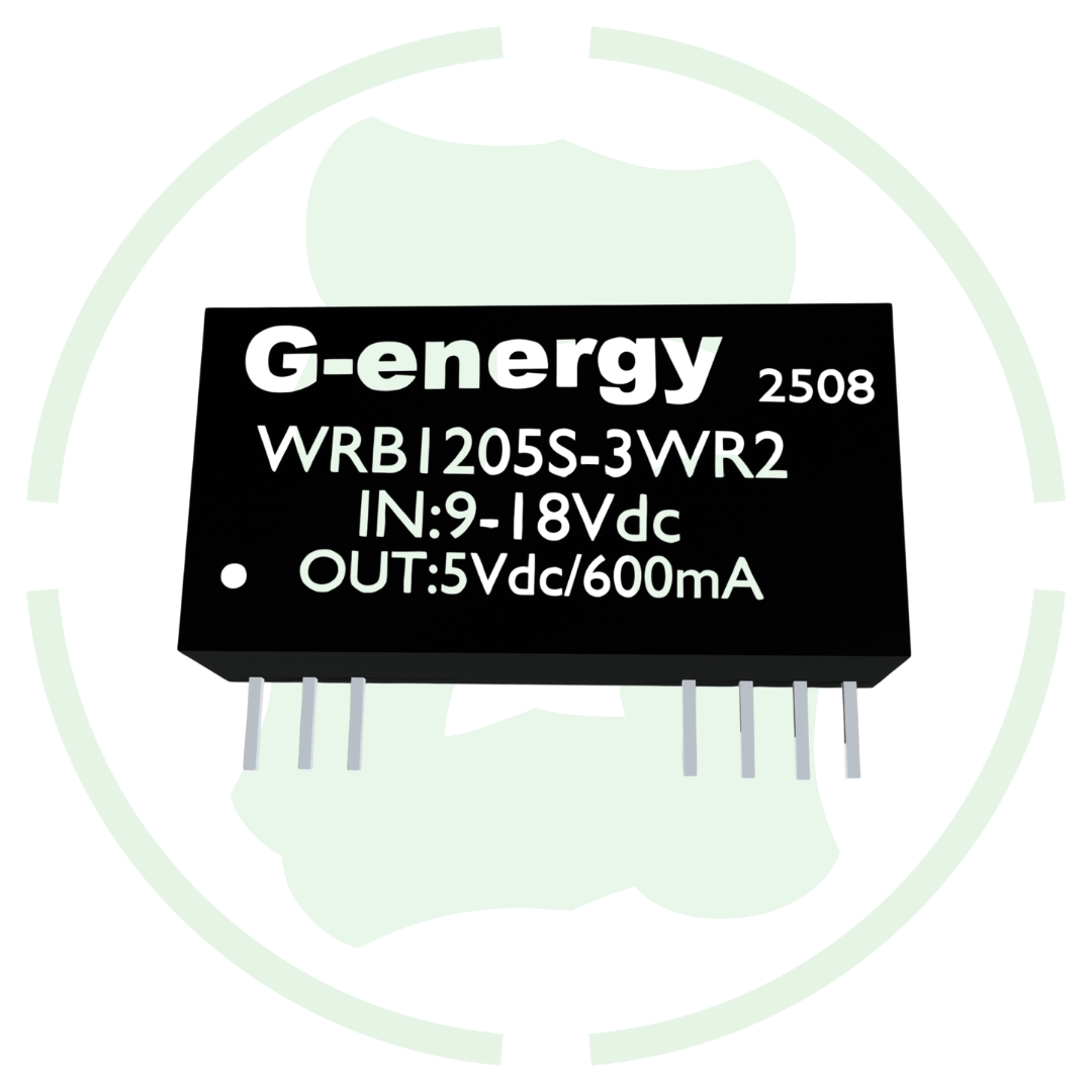 G energy WRB1205S-3WR2 12V to 5V 600mA 3W Dc Dc Converter IP68 Step Down Converter