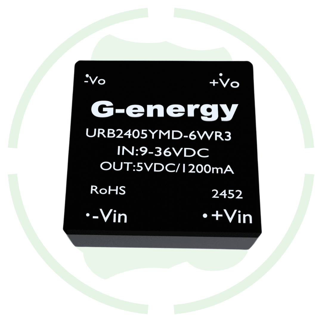 G energy URB2405YMD-6WR3 24V to 5V 1.2A 6W Dc Dc Converter IP68 Step Down Converter