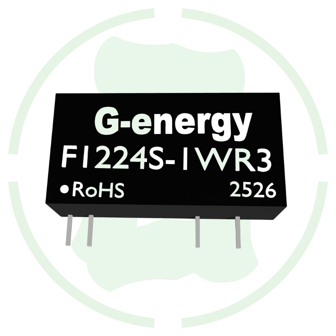 G-energy F1224S-1WR3 12V to 24V 41mA 1W Dc Dc Converter IP68 Step Up Converter
