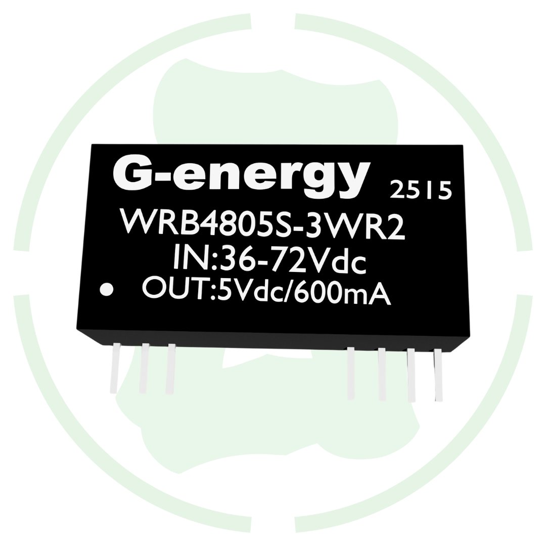 G-energy WRB4805S-3WR2 48V to 5V 3W 666mA Dc Dc Converter IP68 Step Down Converter