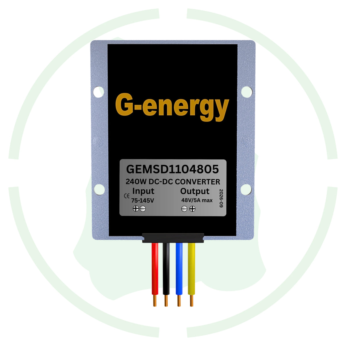 90V 110V To 48V 5A 240W Dc To Dc Converter GEMSD1104805 Ip68 Isolated Converter
