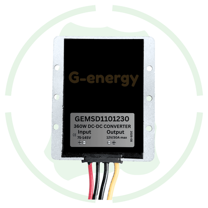 G-energy GEMSD1101230 90V 110V To 12V 30A 360W Dc To Dc Converter Ip68 Buck Converter
