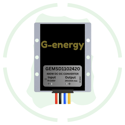 G-energy GEMSD1102420 90V 110V To 24V 20A 480W Dc To Dc Converter Ip68 Isolated Converter