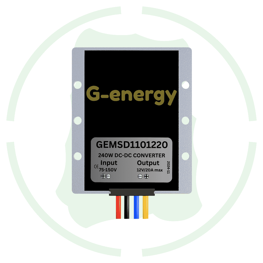 G-energy GEMSD1101220 90V 110V To 12V 20A 240W Dc To Dc Converter Ip68 Isolated Converter