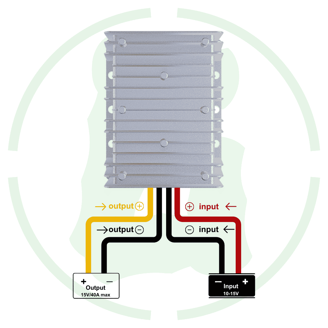 G-energy 12V To 15V Dc Converter 40A 600W GEMSUD121540 Boost Module