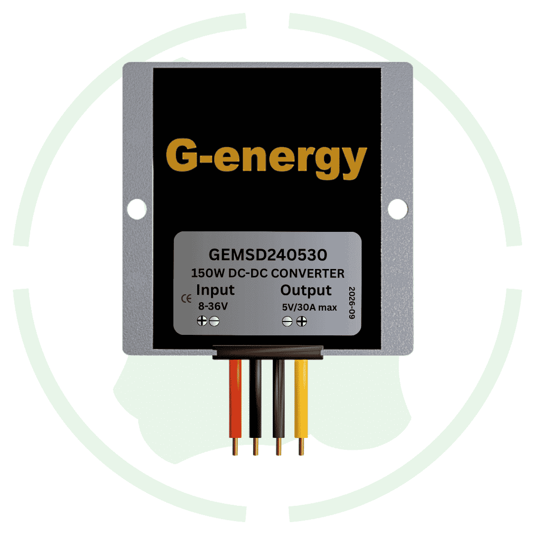 12V 24V To 5V 30A 150W Dc To Dc Converter GEMSD240530 Ip68 Buck Converter - G-energy