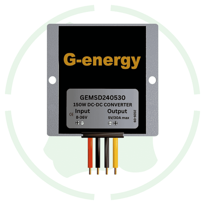 12V 24V To 5V 30A 150W Dc To Dc Converter GEMSD240530 Ip68 Buck Converter - G-energy