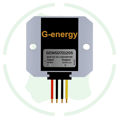 24V 48V 72V To 12V 5A 60W Dc To Dc Converter GEMSD721205 Ip68 Buck Converter - G-energy