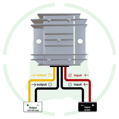 24V 48V To 12V 10A Dc DC Converter GEMSD481210A 120W Buck Converter - G-energy