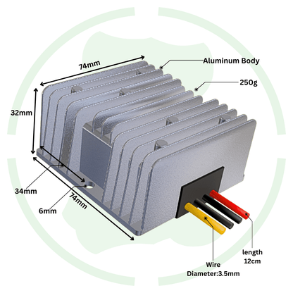 24V To 48V 3A 144W Dc To Dc Converter GEMSU244803 Ip68 Boost Converter - G-energy