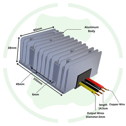 36V 48V To 12V 40A 480W Dc Dc Converter GEMSD481240 Ip68 Buck Converter - G-energy