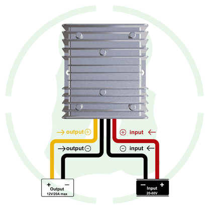 G-energy GEMSD481220 36V 48V To 12V 20A 240W Dc To Dc Converter Ip68 Buck Converter