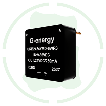 G-Energy URB2424YMD-6WR3 24V to 24V 6W  DC-DC Converter IP68 Buck Boost Converter
