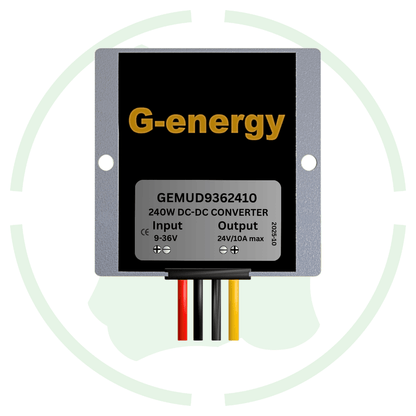 G-energy GEMUD9362410 9V-36V To 24V 10A 240W Dc To Dc Converter Ip68 Buck Boost Converter