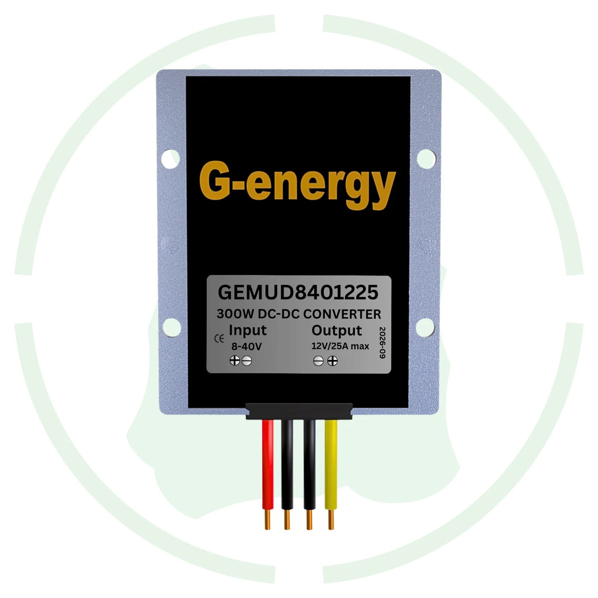 8V-40V To 12V 25A 300W Dc To Dc Converter GEMUD8401225 Ip68 Buck Boost Converter - G-energy