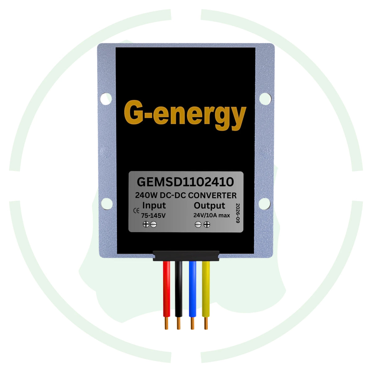 90V 110V To 24V 10A 240W Dc To Dc Converter GEMSD1102410 Ip68 Isolated Converter - G-energy