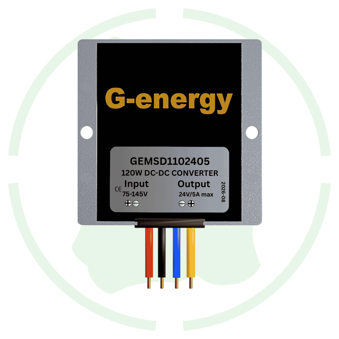 90V 110V To 24V 5A 120W Dc To Dc Converter GEMSD1102405 Ip68 Isolated Converter - G-energy