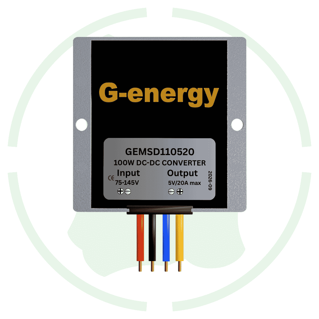 90V 110V To 5V 20A 100W Dc To Dc Converter GEMSD110520 Ip68 Isolated Converter - G-energy