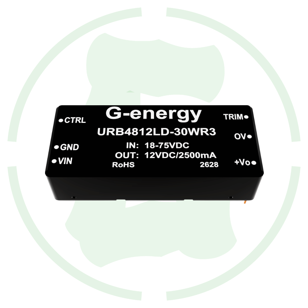 G-energy URB4812LD-30WR3 48V to 12V 2.5A 30W DC DC Converter