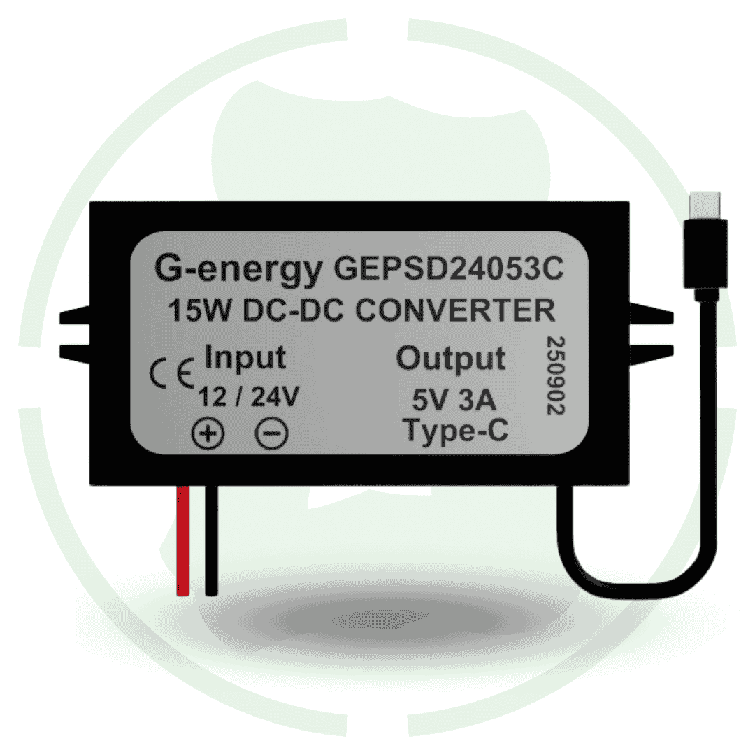 G-energy GEPSD24053C 12V 24V To 5V 3A 15W Type-C Output Dc To Dc Converter