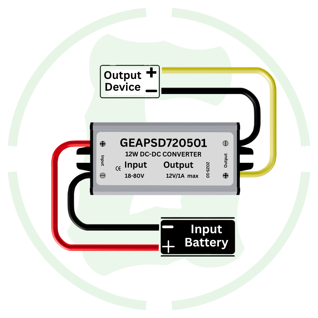 G-energy 48v to 12v 1a dc dc converter