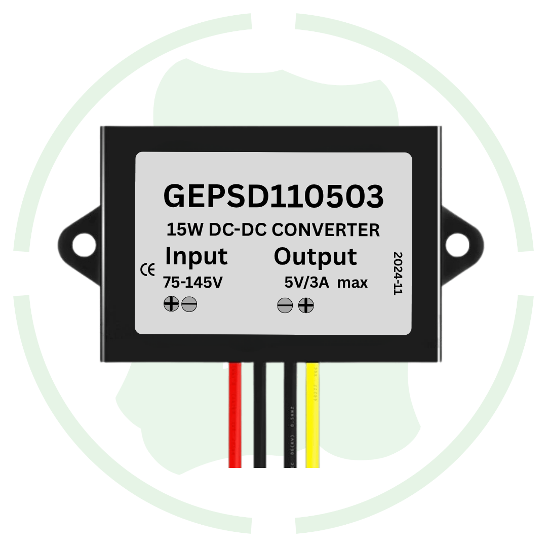 G-energy 90V 110V To 5V 3A 15W Dc To Dc Converter Ip68 Waterproof Buck Converter