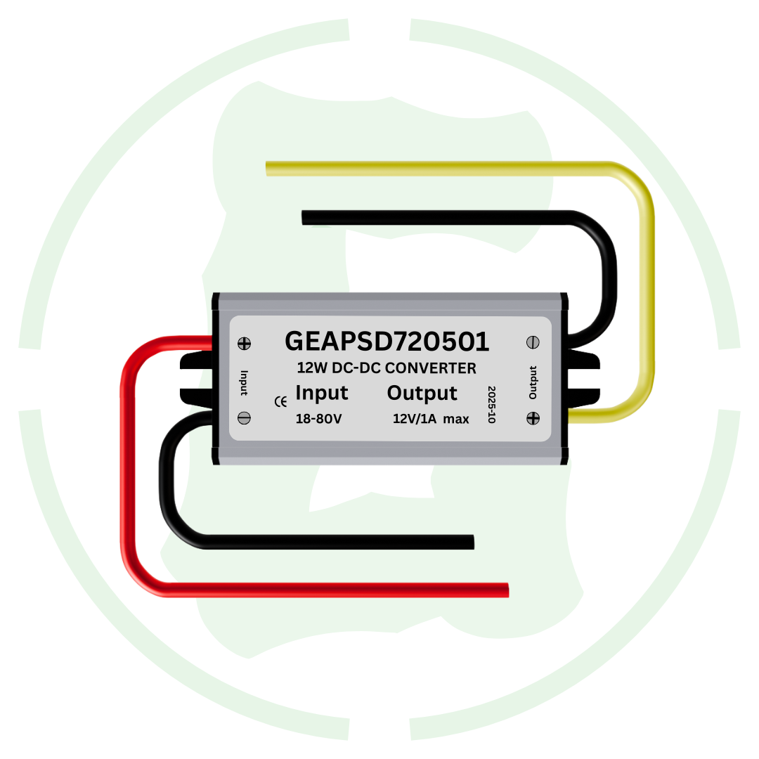 G-energy GEAPSD720501 24V 72V To 12V 1A 12W Dc Dc Buck Converter IP68 Module