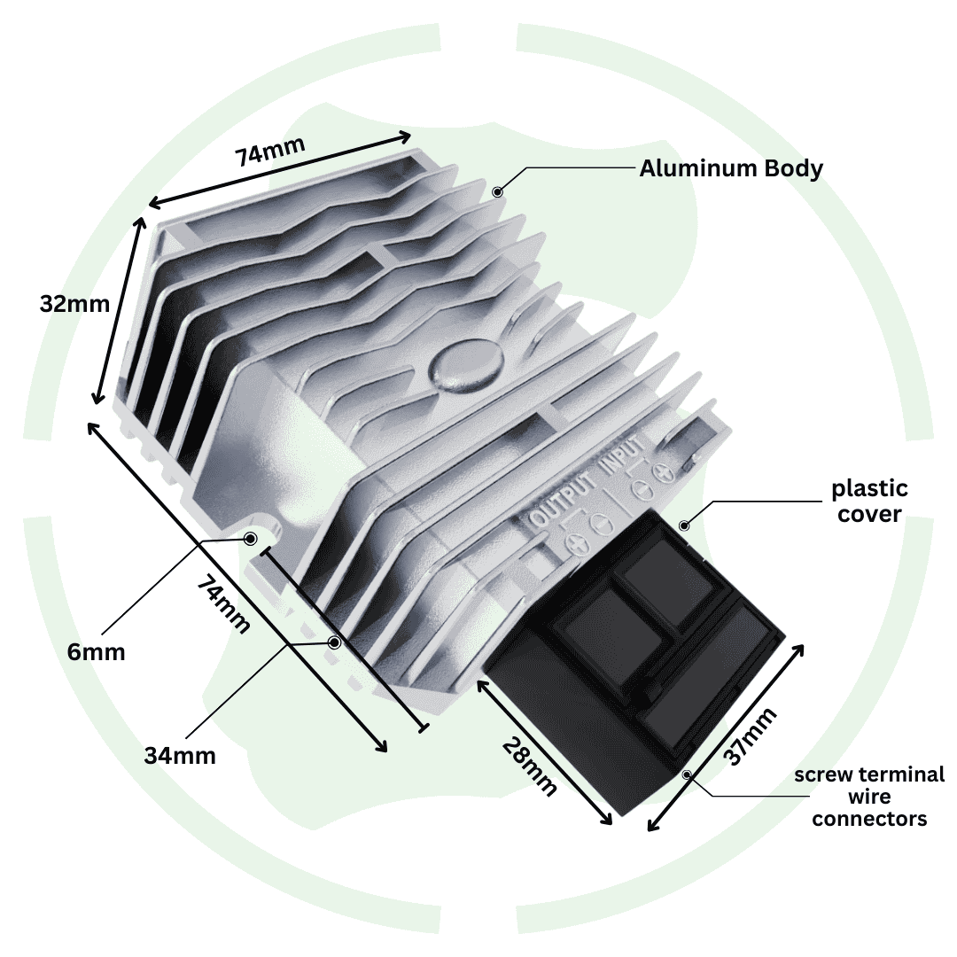 G-energy GEMSDI241210 18V 24V 36V To 12V 10A 120W Dc To Dc Converter Isolated Buck Converter
