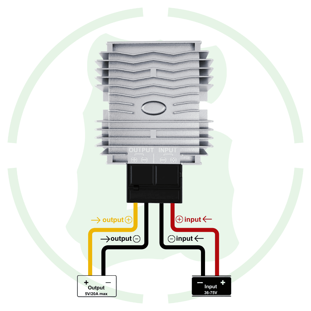 G-energy GEMSDI60520 36V-75V To 5V 20A 100W Dc To Dc Converter Isolated Buck Converter