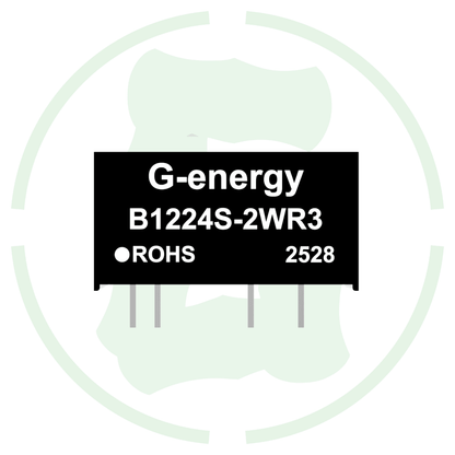 G-energy B1224S-2WR3 12V to 24V 2W 83mA DC to DC Isolation Voltage 1500VDC Power Module Converter