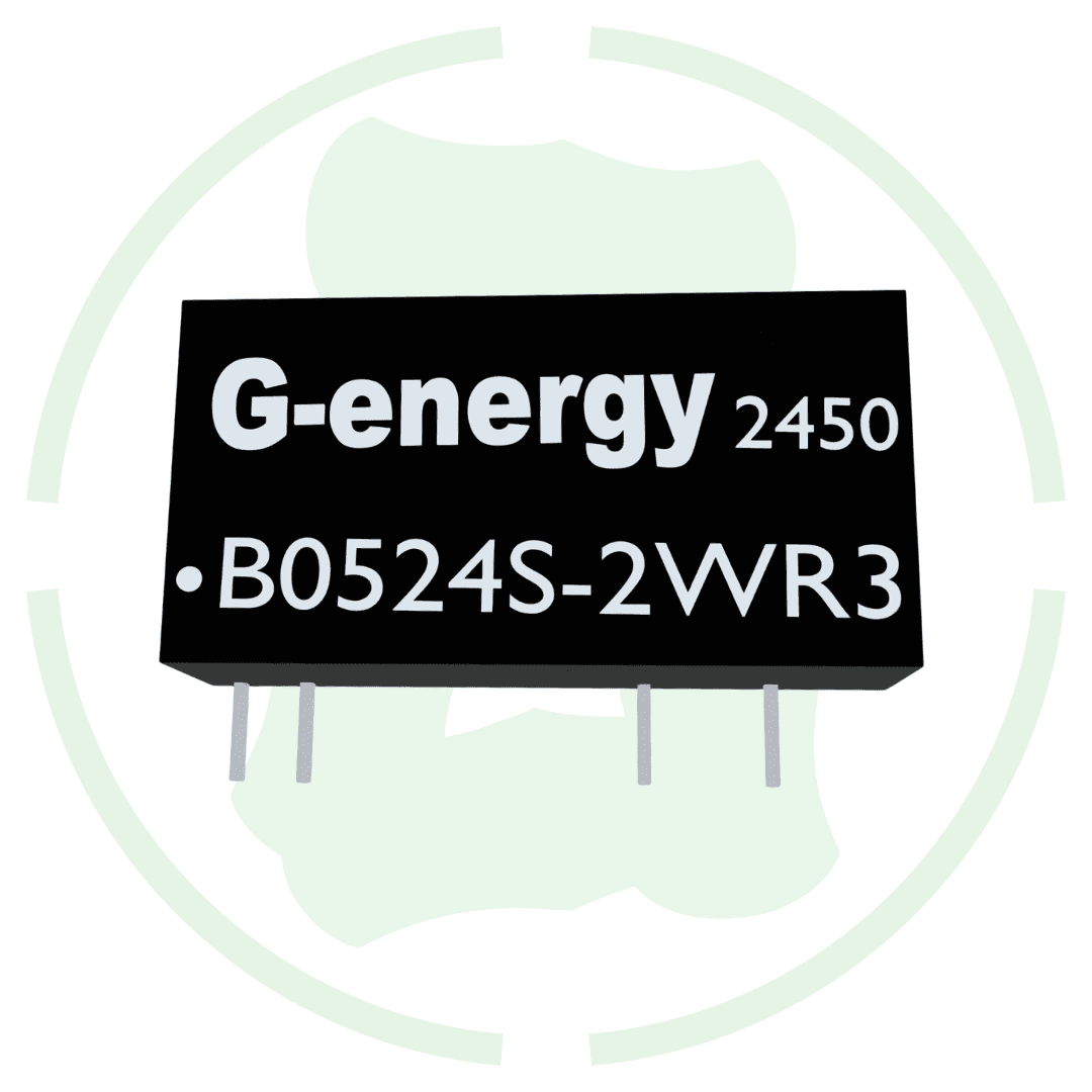 G - energy B0524S - 2WR3 5V to 24V 83mA 2W Dc Dc Converter IP68 Step Up Converter - G - energy