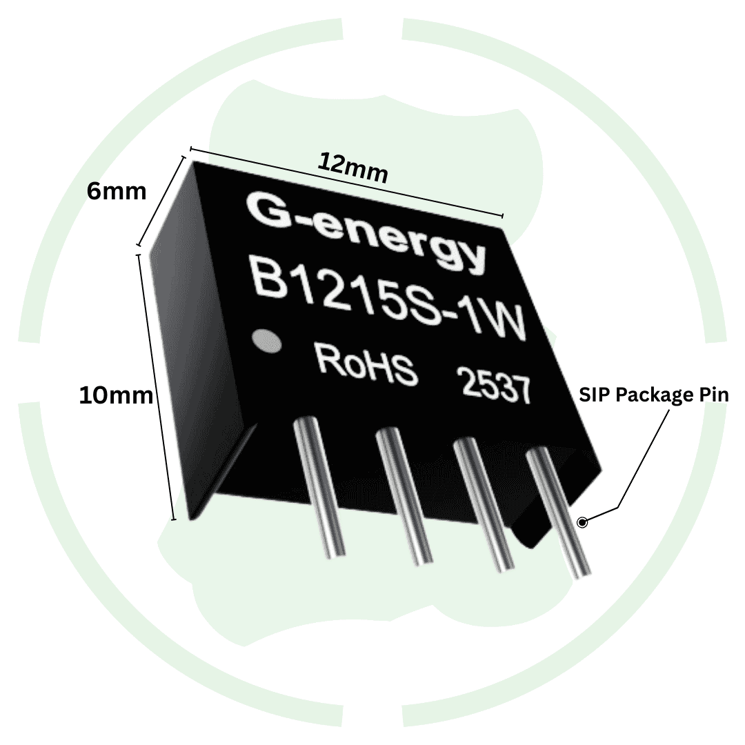 G - energy B1215S - 1W 12V 67mA 1W Dc To Dc Boost Converter - G - energy