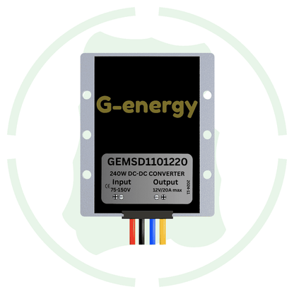 G - energy GEMSD1101220 90V 110V To 12V 20A 240W Dc To Dc Converter Ip68 Isolated Converter - G - energy