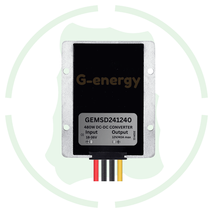 G - energy GEMSD241240 24V To 12V 40A 480W Dc To Dc Converter Ip68 Buck Converter - G - energy