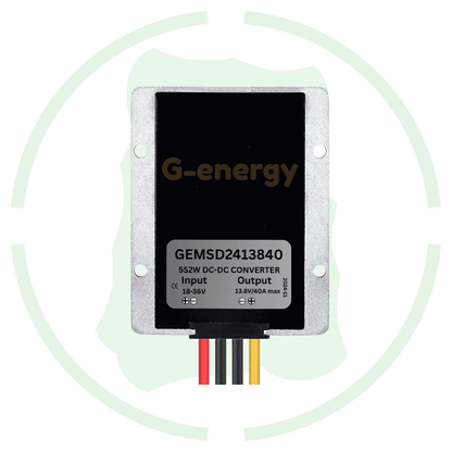 G - energy GEMSD2413840 24V To 13.8V 40A 552W Dc To Dc Converter Ip68 Buck Converter - G - energy