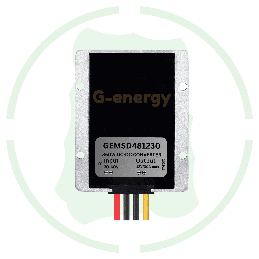 G - energy GEMSD481230 36V 48V to 12V 30A 360W Dc To Dc Converter Ip68 Buck Converter - G - energy