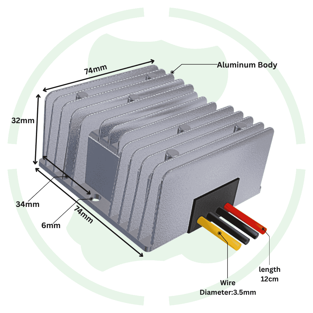 G - energy GEMSD601220 60V To 12V 20A 240W Dc To Dc Converter Ip68 Step - down Converter - G - energy